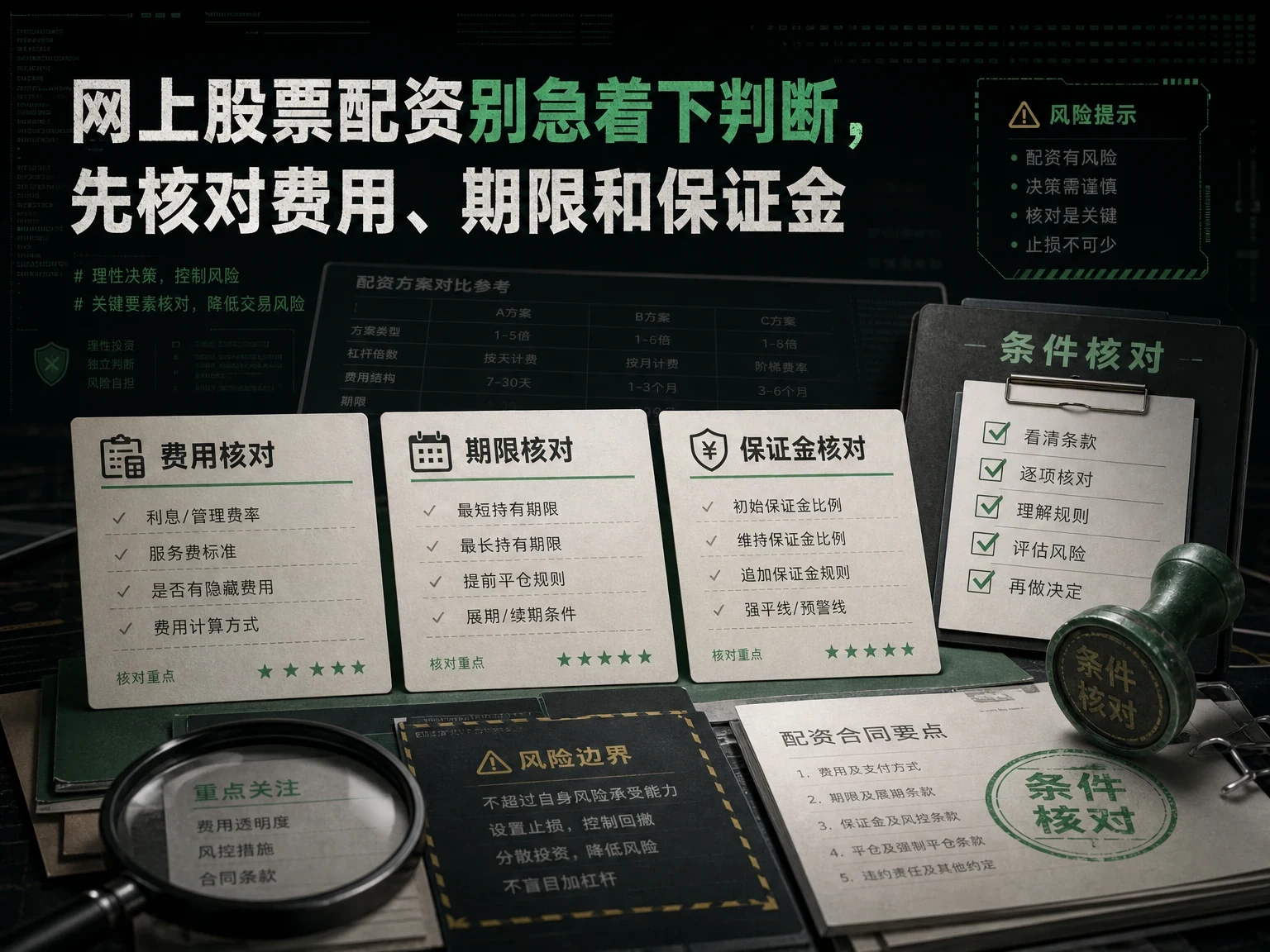网上股票配资别急着下判断,先核对费用、期限和保证金 插图