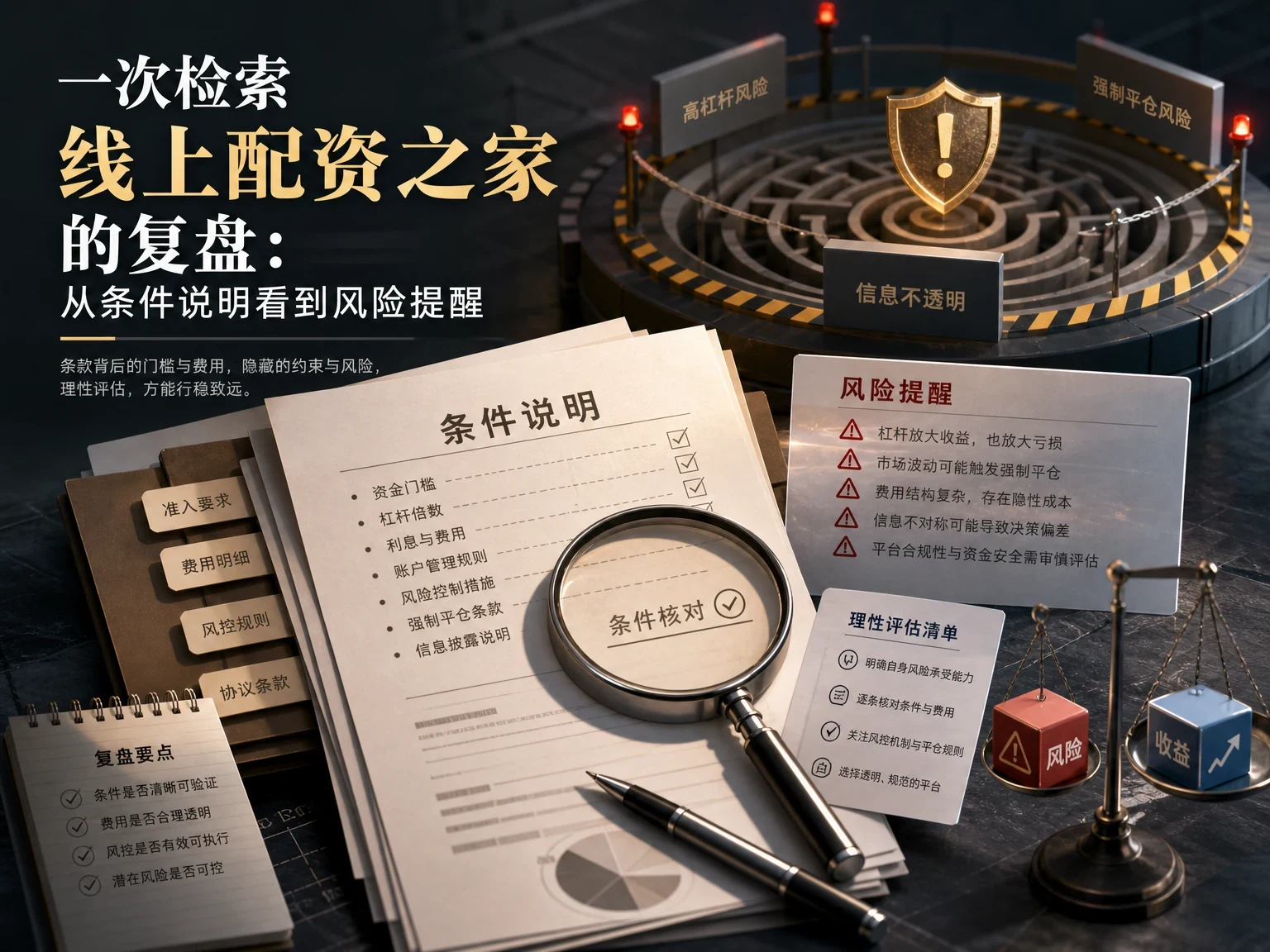 一次检索线上配资之家的复盘：从条件说明看到风险提醒 插图