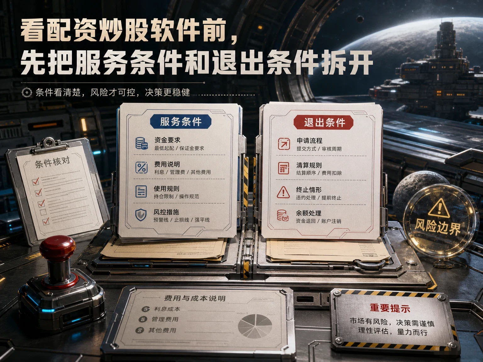 看配资炒股软件前，先把服务条件和退出条件拆开 插图