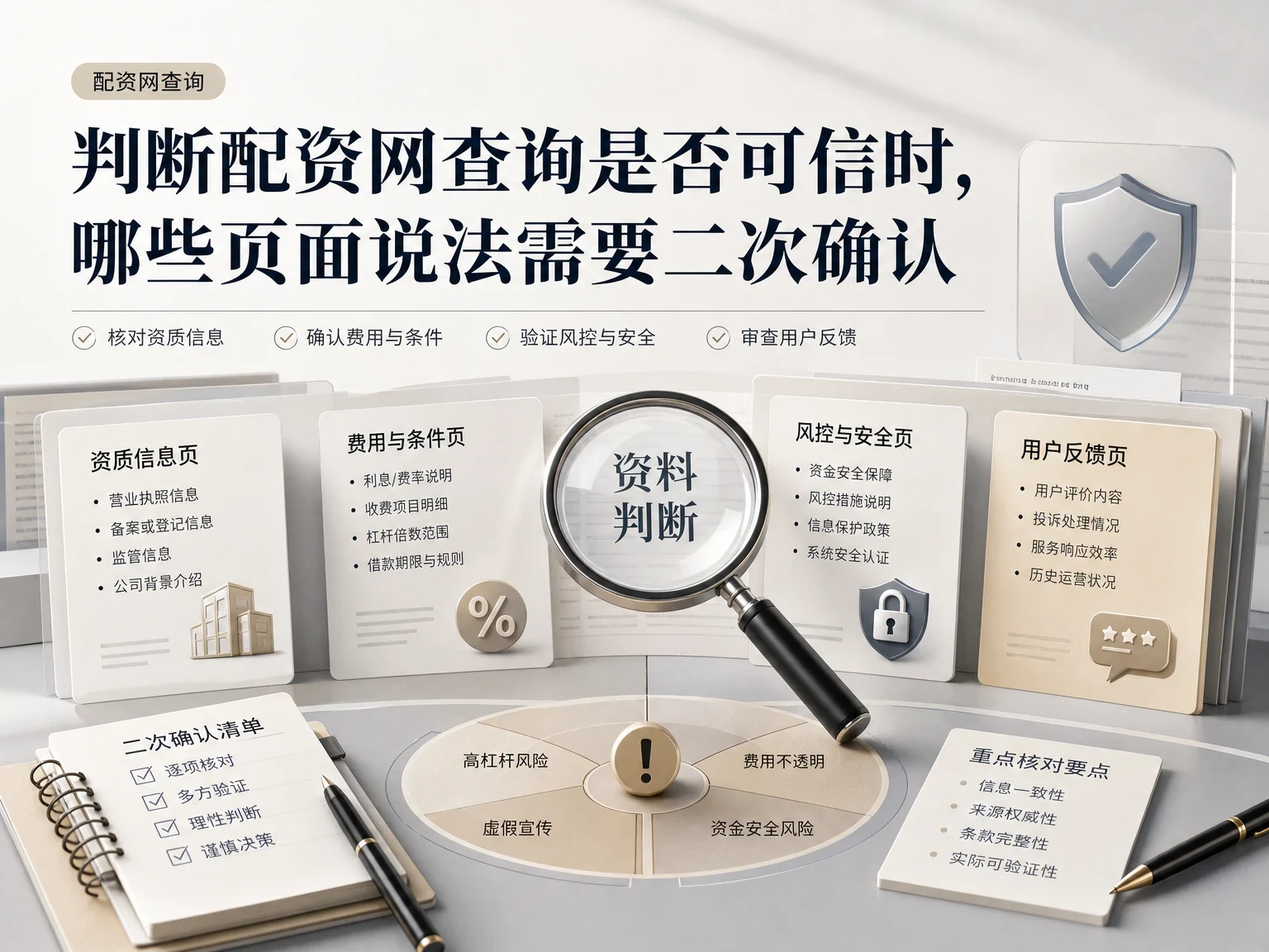 判断配资网查询是否可信时，哪些页面说法需要二次确认 插图