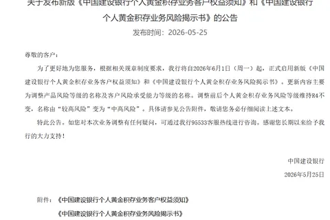 海信配资市场消息如何拆解：多家银行下调积存金风险等级 投资人不